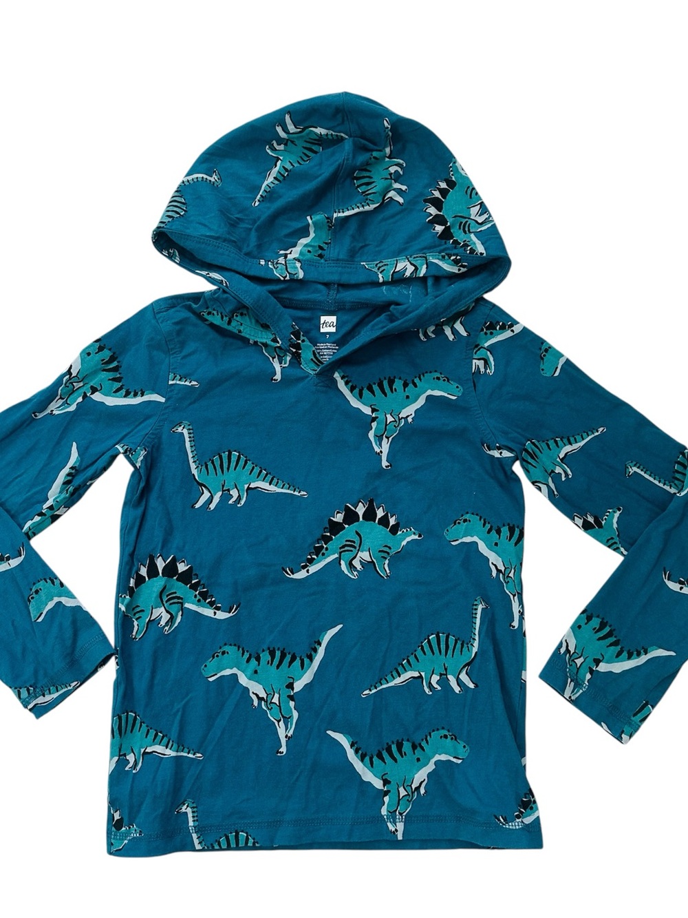 EUC Tea Collection Happy Hoodie Size 7